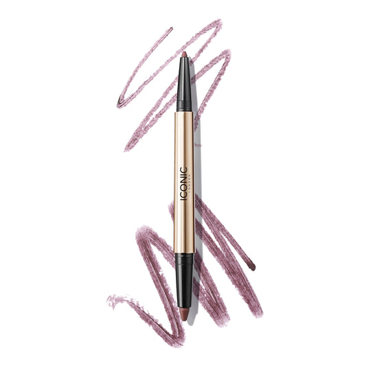 ICONIC LONDON Smokey Eye Duo Eyeliner | Creamy, Easy to Blend 2-in-1 Eyeliner Crayon, Water Resistant, Cruelty Free, Vegan Makeup (Spiced Plum) 0.027 oz ICONIC LONDON buy supplements Au