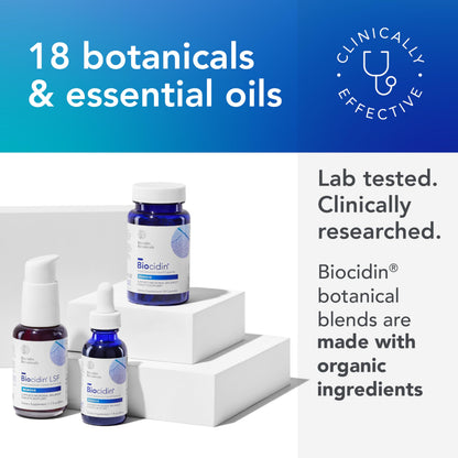 Biocidin Capsules - Biofilm Disruptor - Supports Gut Detox Cleanse, Healthy Microbial Balance, Immune Function & Gut Health - Professional-Grade Herbal Supplement