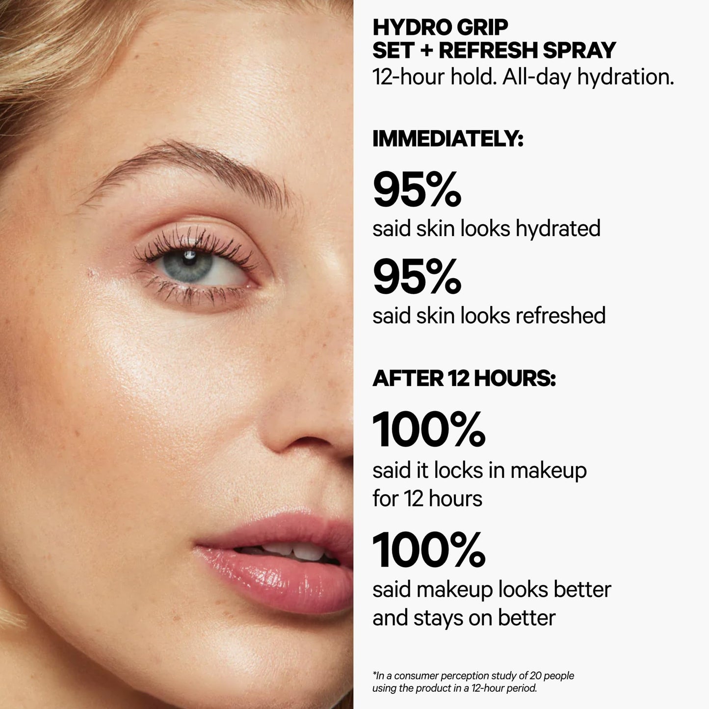 Milk Makeup Hydro Grip Set + Refresh Spray with Hyaluronic Acid – Sets Makeup + Hydrates Skin for Up to 12 Hours – Long-Lasting, Alcohol-Free Facial Mist for Dewy, Radiant Skin – 1.69 oz Milk MakeupBuy Supplements Australia