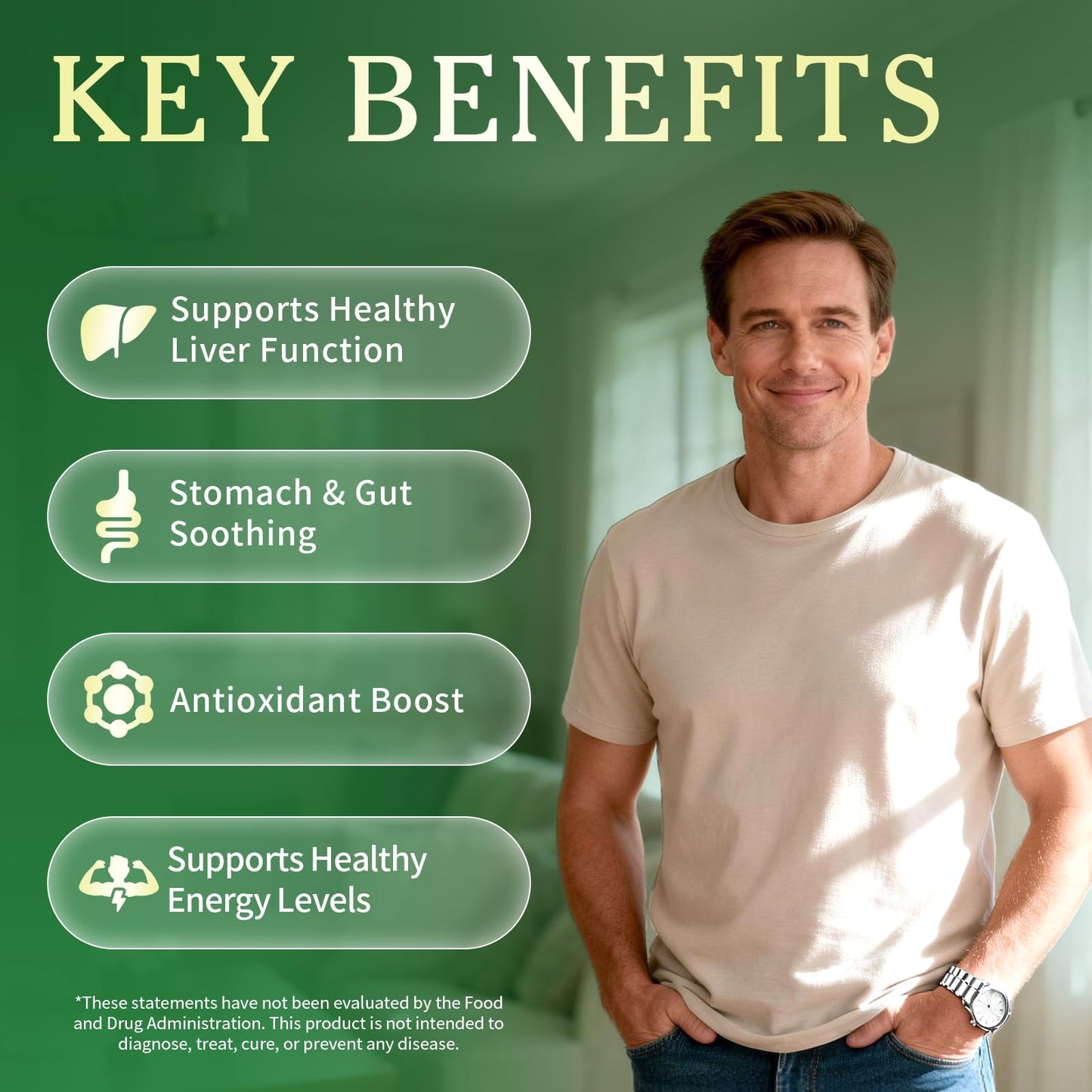 B BEWORTHS Liver Cleanse Detox & Repair - Liver Support Liquid Drops with Milk Thistle, L-Glutamine & NAC, Liver Support, Stomach & Gut Soothing,