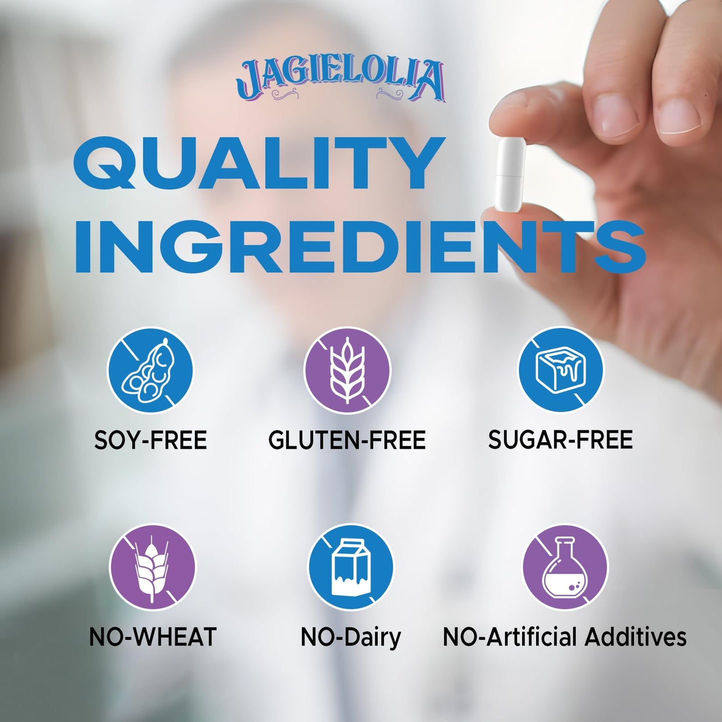 Jagielolia All-in-One Detox Binder Supplement 1500 MG - High Bioavailability, Liver Gut Detox Cleanse with Activated Charcoal, Zeolite & Bentonite Clay for Toxins,