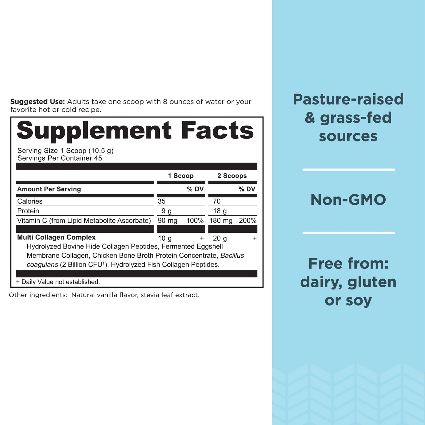 Ancient Nutrition Collagen Peptides Powder, Multi Collagen Protein, Women & Men, Vitamin C, Probiotics, Hydrolyzed Collagen, Supports Skin, Joints, Gut Health, Vanilla, 45 Servings Ancient Nutrition buy supplements Au