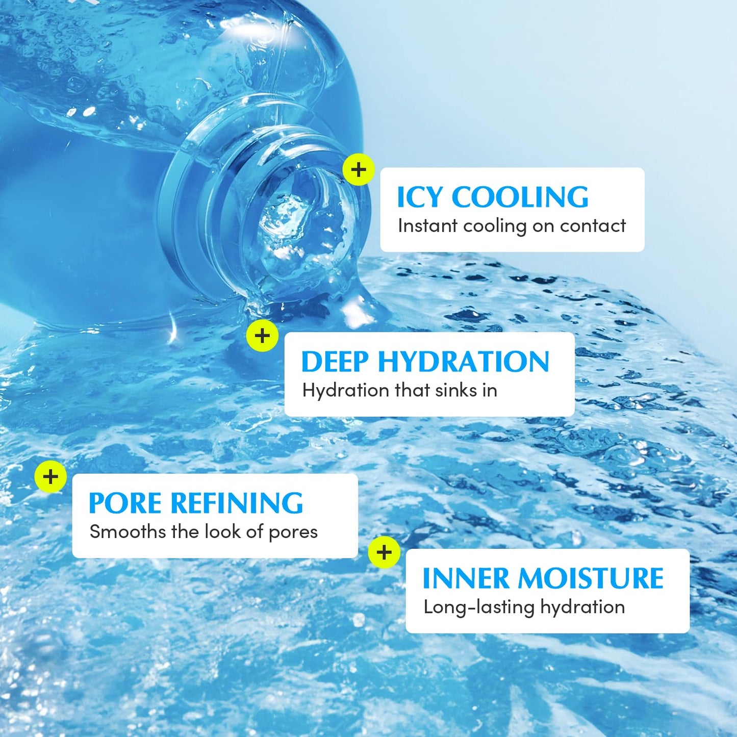 EQQUALBERRY Hyaltoin Flooding Toner | Moisture-Rich Hydrogel Toner for Deep Hydration | Cooling Essence Texture | Hyaluronic Acid & Ectoin