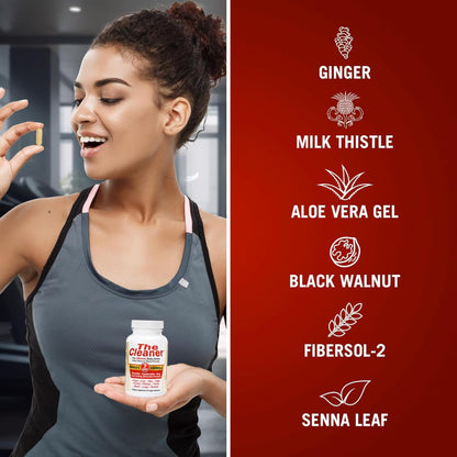 Century Systems The Cleaner Detox, Powerful 7-Day Complete Internal Cleansing Formula for Women, Support Digestive Health,