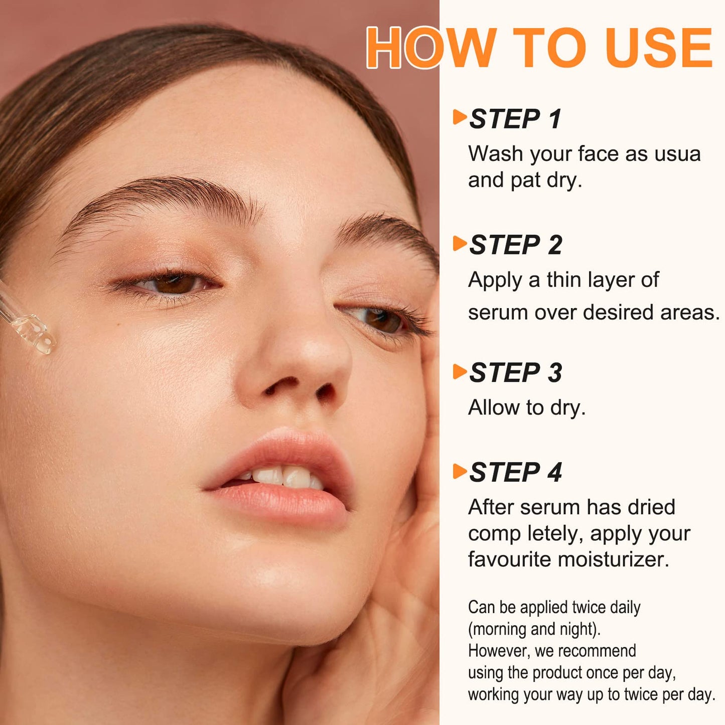 Premium 20% Vitamin C Serum For Face with Hyaluronic Acid, Retinol & Amino Acids - Boost Skin Collagen,Hydrate & Plump Skin,