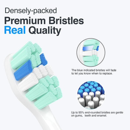 HOFAM Replacement Toothbrush Heads for Philips Sonicare Replacement Heads,Electric Replacement Brush Head Compatible with Phillips Sonicare Electric Toothbrush