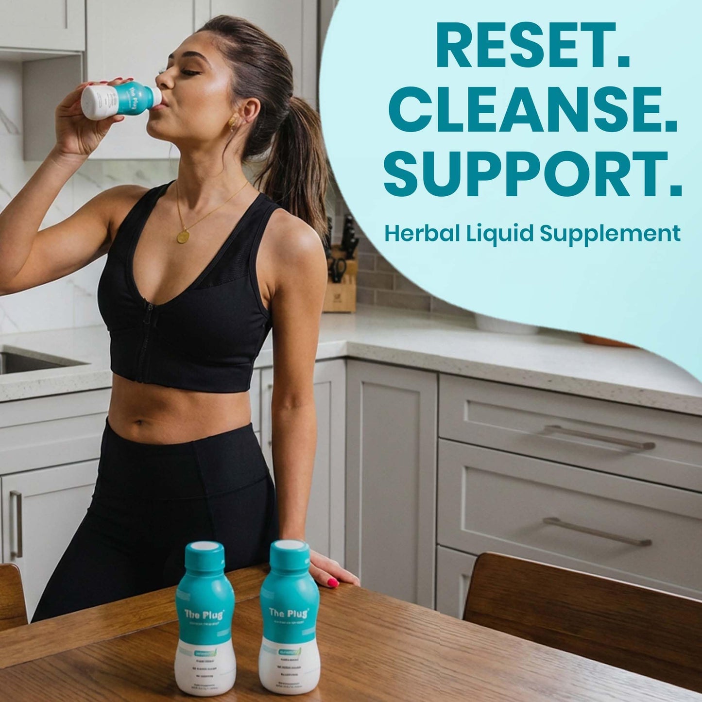 The Plug Liver Cleanse & Detox Drink | Organic Herbal Liquid Supplement with Electrolytes, Superfruits & Plant-Based Nutrients