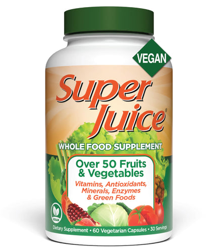 Super Juice Wholefood Supplement, Vegetable and Fruit Supplement, Phyto-Nutrient Formula, Potent Antioxidants