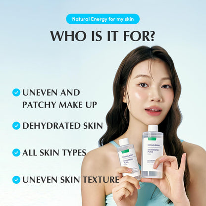 EQQUALBERRY Swimming Pool Toner - Korean Toner for Daily Exfoliating & Deep Hydration with Natural Enzyme Protease & Hyaluronic Acid