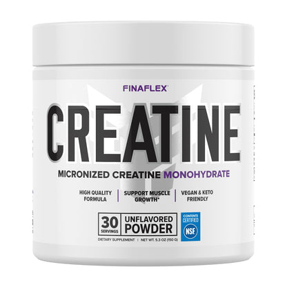 FINAFLEX PURE CREATINE, Unflavored - 5.3 oz - Promotes Muscular Strength, Size & Performance - 100% Pure