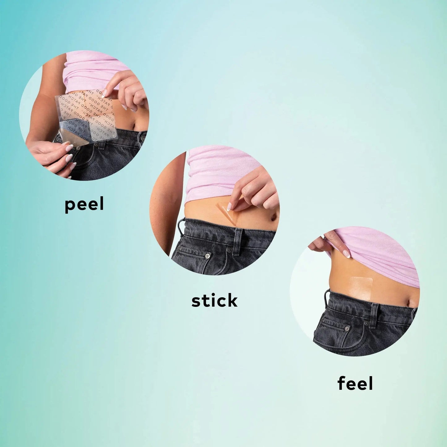 The Good Patch Period Patch with Hemp for Cramps, Sustained Release for up to 12 Hours, Natural Patch with Hemp, Black Cohosh, Plant Powered Wearable Wellness (16 Total Patches) The Good PatchBuy Supplements Australia