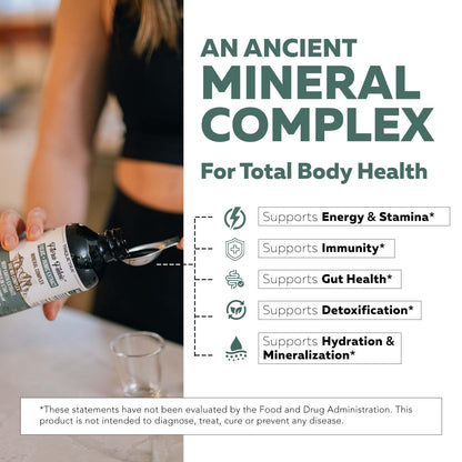 Flora Fulvic | Fulvic Acid + Humic Acid Complex – 550 mg | Mined in Utah, Prehistoric Deep Earth Extract | Immunity, Gut, Digestion