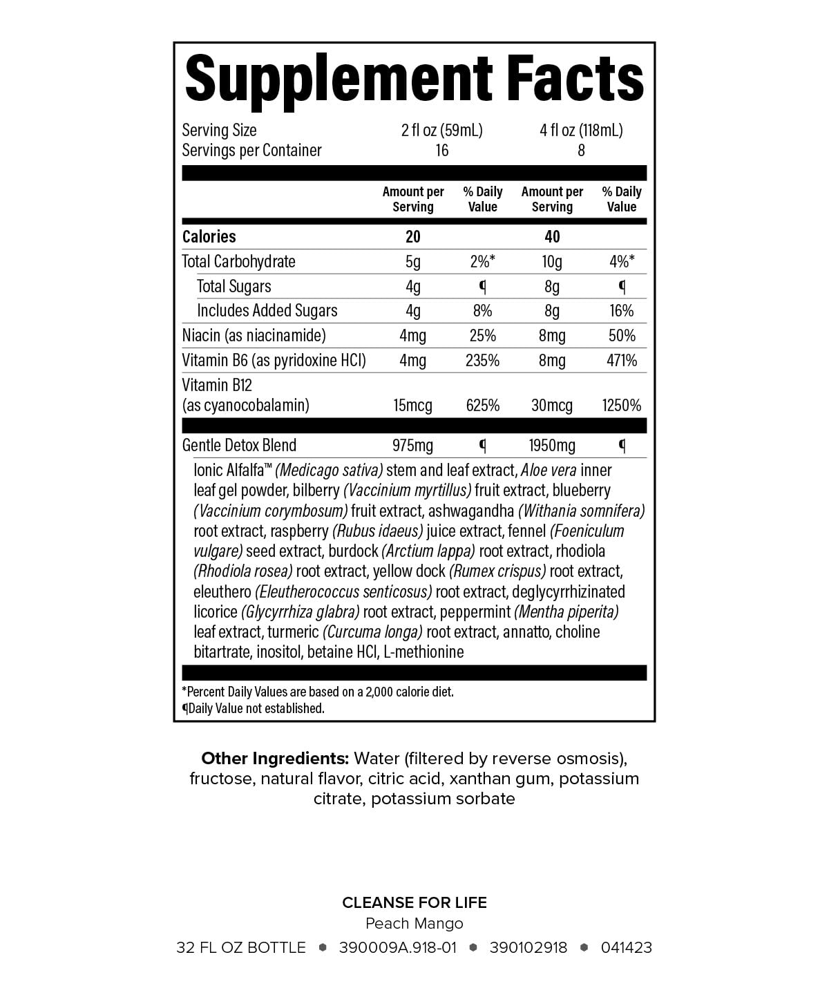 Isagenix Cleanse for Life - Detox System Support with Vitamins & Minerals - Support Healthy Metabolism with Antioxidant Supplement - Gluten & Soy Free Cleanse Drink - Peach Mango, 32 Oz