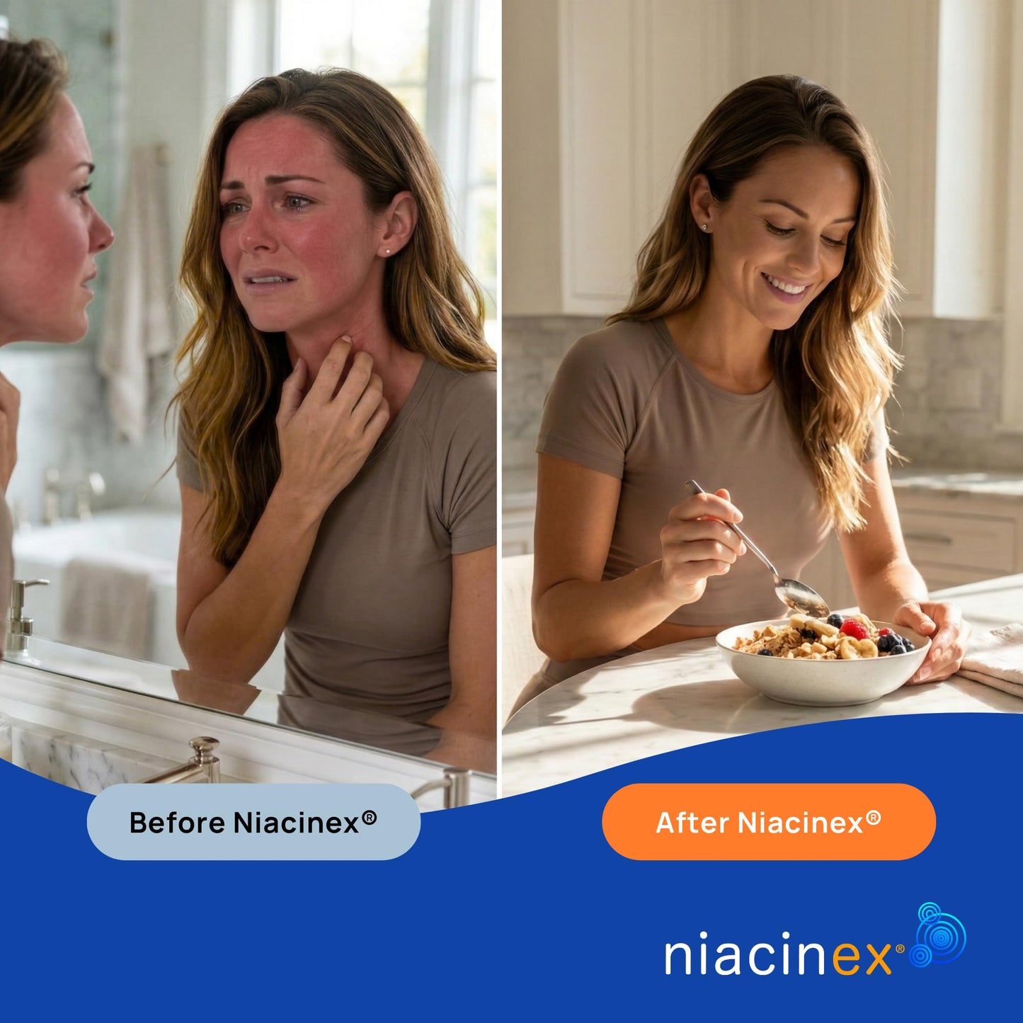 Niacinex Niacin 500mg Extended Time Release, 200 Tablets, Minimal to No-Flush, Vitamin B3 Supplement - Cholesterol Balance