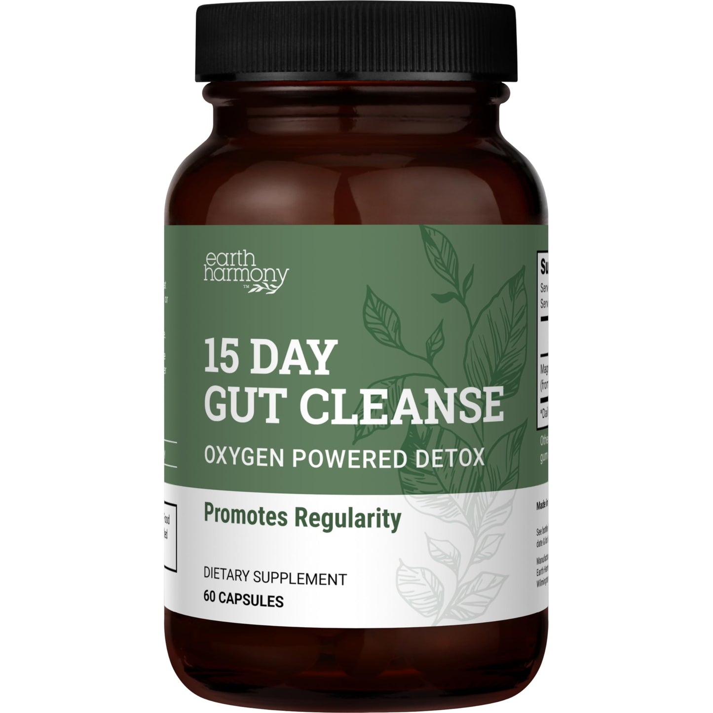 15 Day Gut Cleanse Detox For Women and Men - Vegan, Non-GMO Ingredients For Waist Loss and Constipation Relief With A 15 Day Cleanse Gut Support Without Cramping,