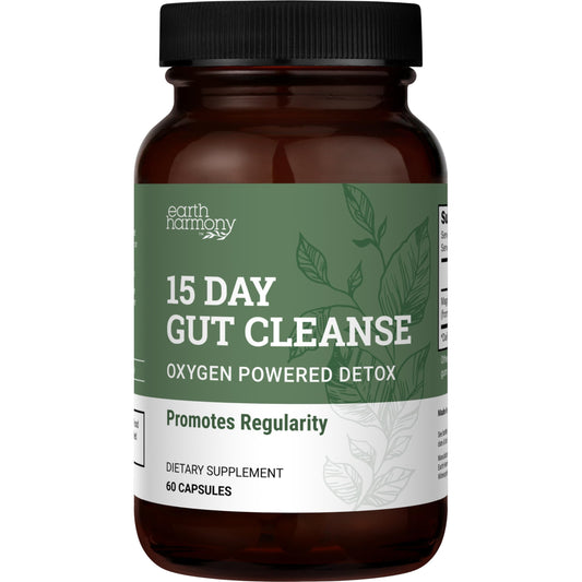 15 Day Gut Cleanse Detox For Women and Men - Vegan, Non-GMO Ingredients For Waist Loss and Constipation Relief With A 15 Day Cleanse Gut Support Without Cramping,