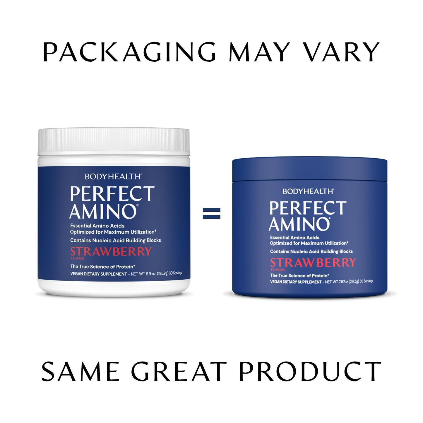 BodyHealth PerfectAmino Powder - BCAA and EAA Powder for Pre and Post Workout - Amino Acid Energy Drink for Men and Women to Support Lean