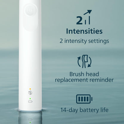 Philips Sonicare 4100 Series Electric Toothbrush - Sonic Toothbrush with Advanced Sonic Technology, Pressure Sensor, Two Intensity Settings,