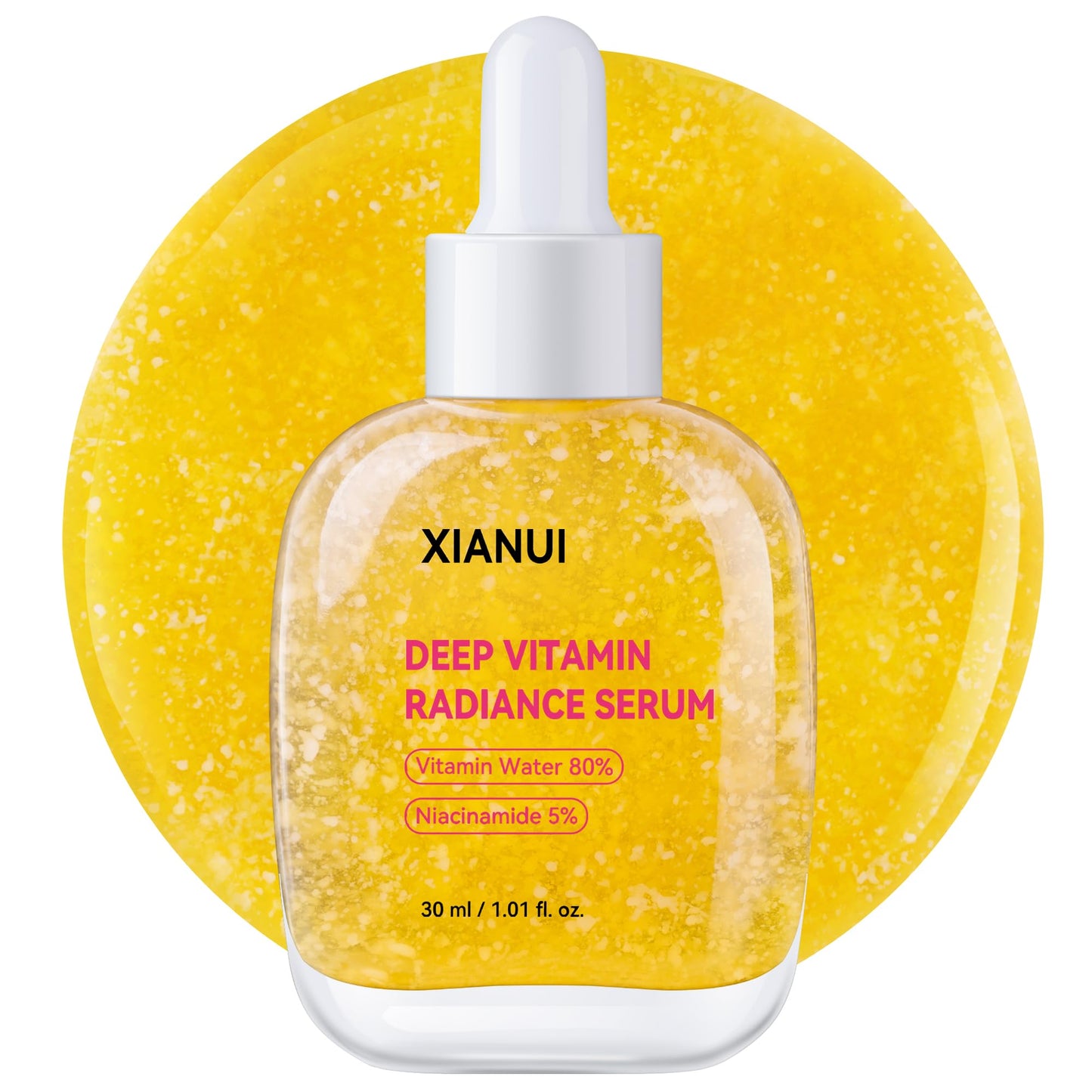 XIANUI Deep Vitamin Radiance Serum - 5% Niacinamide + TXA + Vitamin C - Brightening & Hydrating Face Serum with Ceramide & Triple Hyaluronic Acid