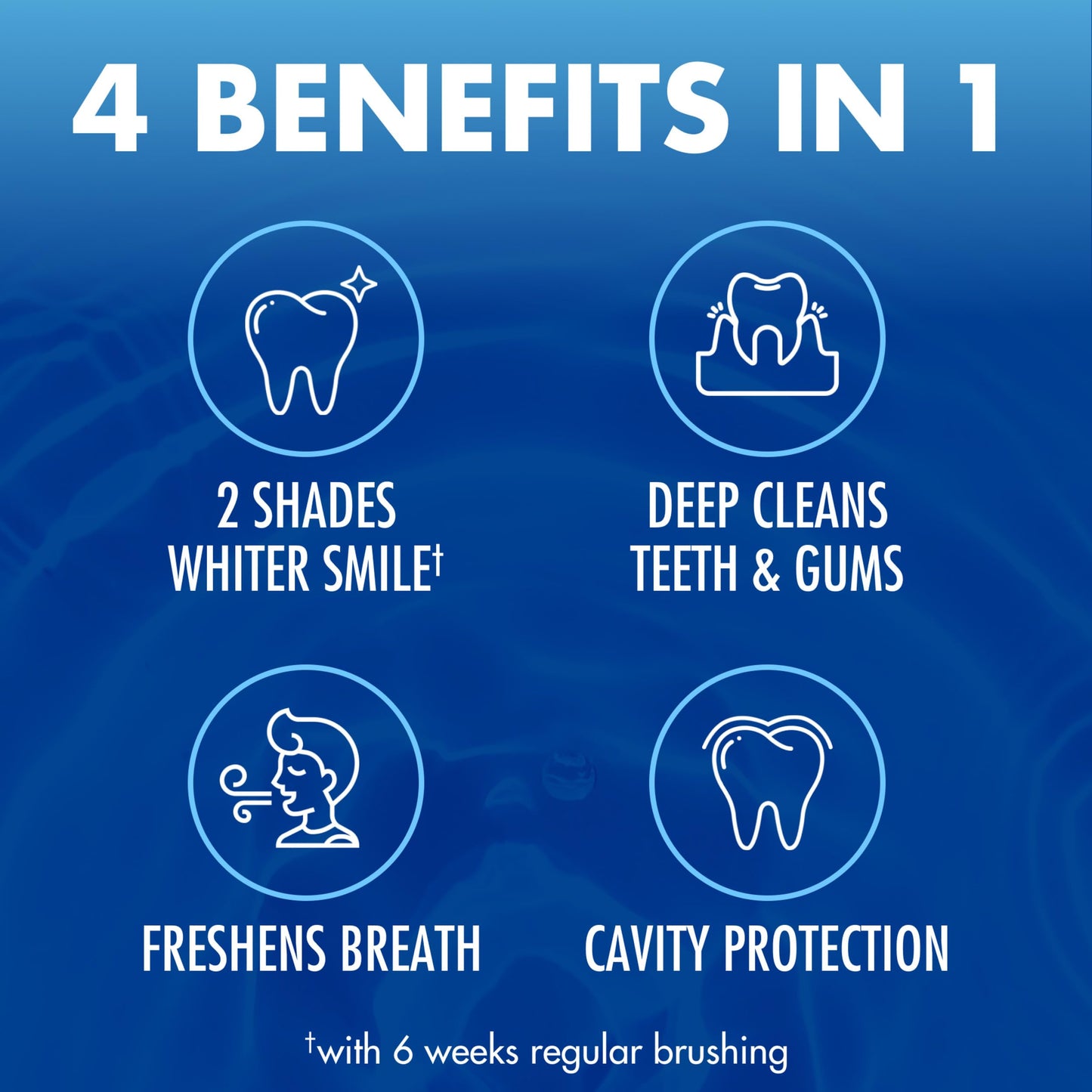 ARM & HAMMER Advance White Toothpaste, Teeth Whitening Baking Soda Toothpaste with Stain Defense Technology and Fluoride,
