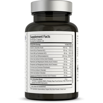 LES Labs DeToxx – Better Mornings & Recovery, Liver Support, Electrolyte Replenishment & Glutathione Support – Prickly Pear, Milk Thistle & NAC