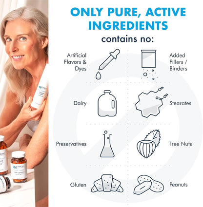 Metabolic Maintenance Happy Belly - Gut, GI + Detox Support with Caprylic Acid, Black Walnut, Olive Leaf + Barberry Supplement