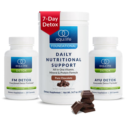 Equilife Dr. Cabral Detox, 7 Day Cleanse System, Plant Based Protein, Vitamins & Minerals, Supports Liver Detox, Promotes Healthy Weight Management
