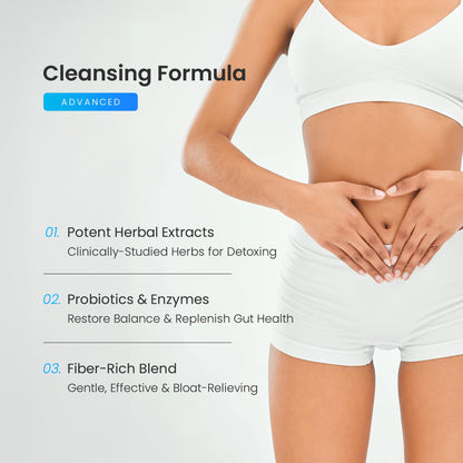 NutraChamps Colon Cleanse & Detox for Weight Loss [14 Day Quick Cleanser] Safe & Effective Formula with Probiotic