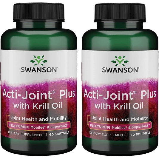 Swanson Acti-Joint Plus with Krill Oil 60 Sgels (2 Pack) SwansonBuy Supplements Australia