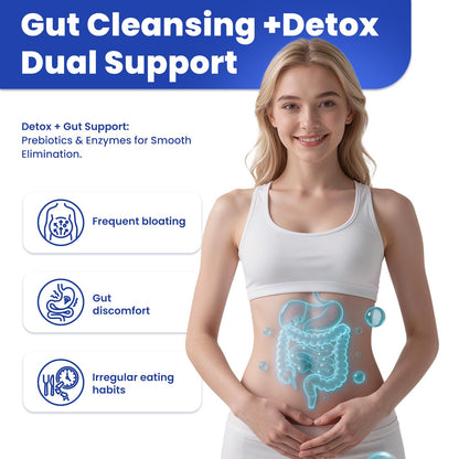 Vccvaa Metal Detox & Full Body Cleanse Pills - GI, Parasite & Zeolite Detox, Activated Charcoal, Bentonite Clay, 5 Billion CFU Women Probiotics,