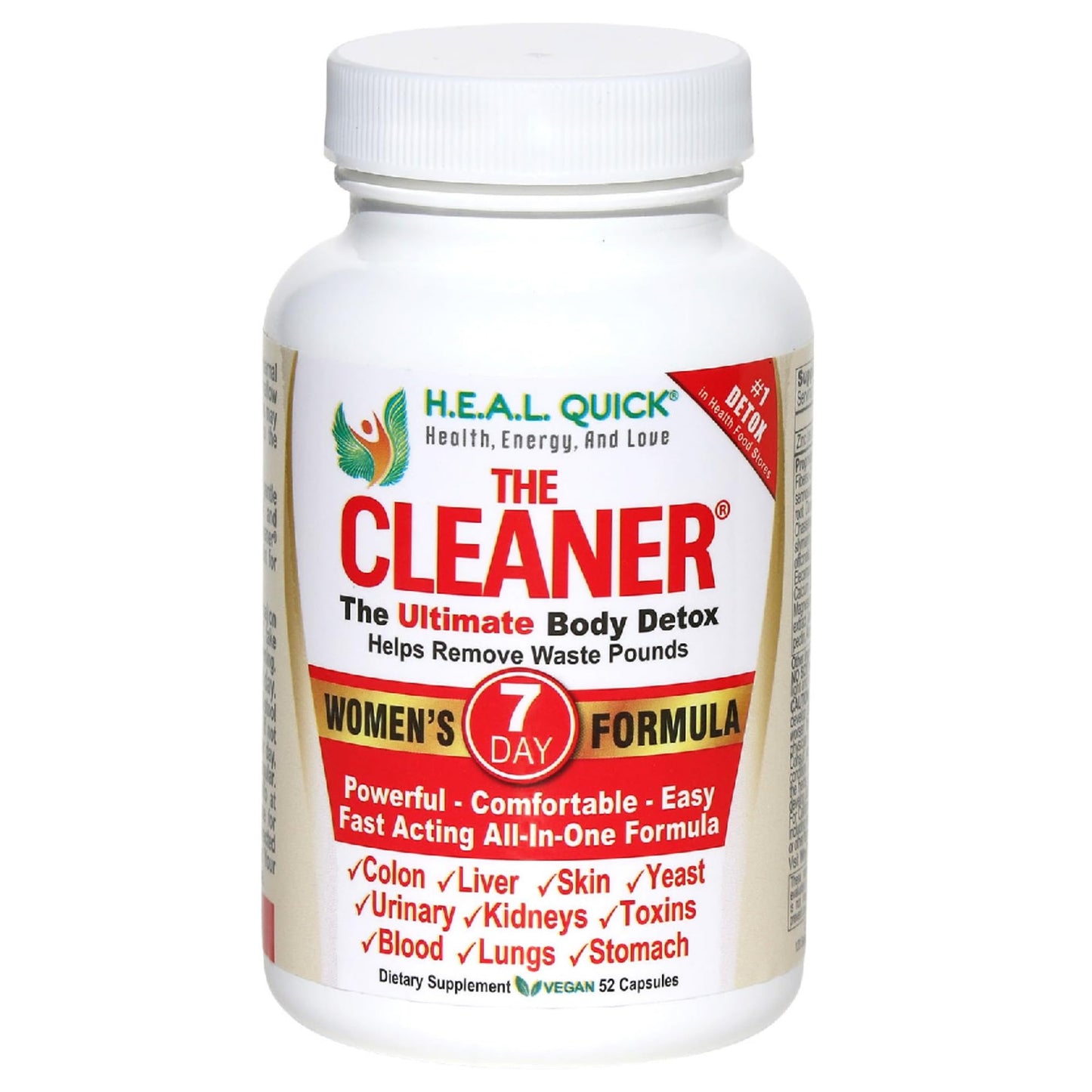 Century Systems The Cleaner Detox, Powerful 7-Day Complete Internal Cleansing Formula for Women, Support Digestive Health,