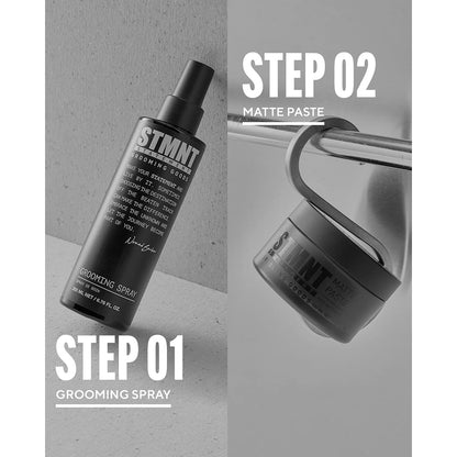 STMNT Grooming Goods Matte Paste 3.38 oz | All Day Strong Hold & High Volume | Hair Clay Paste For Men | Non-Greasy Formula | Texture Paste for Hair
