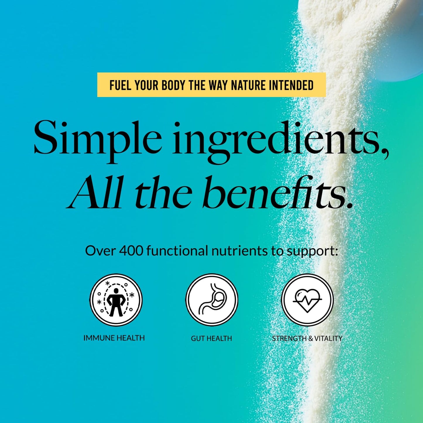 NAKED Colostrum Powder – 100% Grass-Fed Bovine Colostrum Supplement from US Farms | Tested at 20%+ IgG | Gut Health, Immunit