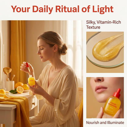 Vitamin Illuminating Serum, with Niacinamide Acid & Hyaluronic Acid Vitamin C Face Serum Helps Reduce Dark Spots & Signs of Uneven Tone Care