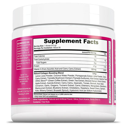 Vitauthority Vegan Collagen Powder for Women - Plant Based Collagen Supplement for Women with Proprietary Vegan Hair Skin and Nails Vitamins