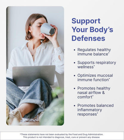 Microbiome Labs EpicDefense Probiotic + Postbiotic Combo - Immunobiotic Formula with LGG, BB-12 & Epicor - Daily Immune System Support - Respiratory Comfort