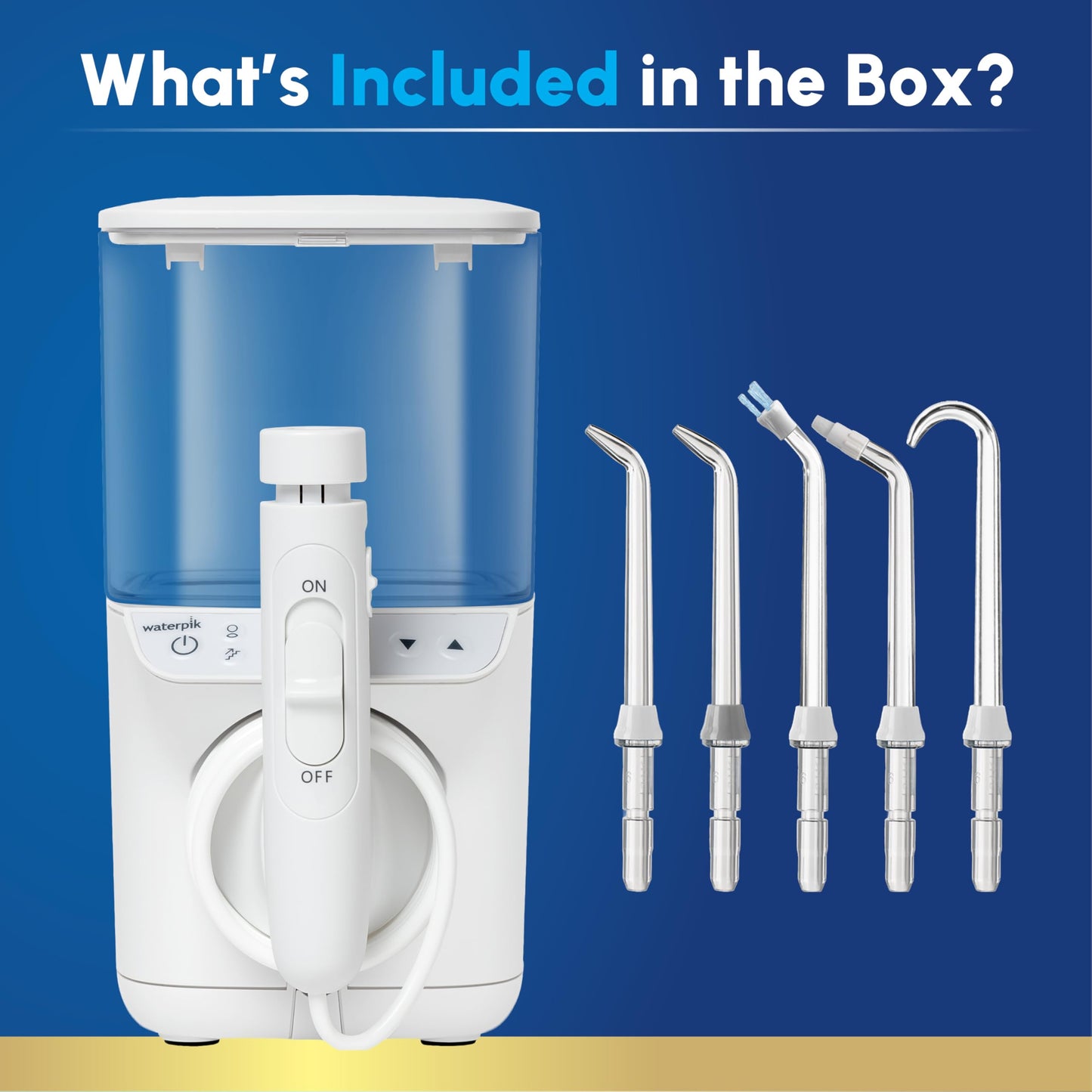 Waterpik Promax Water Flosser with SmartAdvance Mode for Daily Gum Health and Cleaning Teeth, Braces, Implants, ADA Accepted, Small Quiet Design,