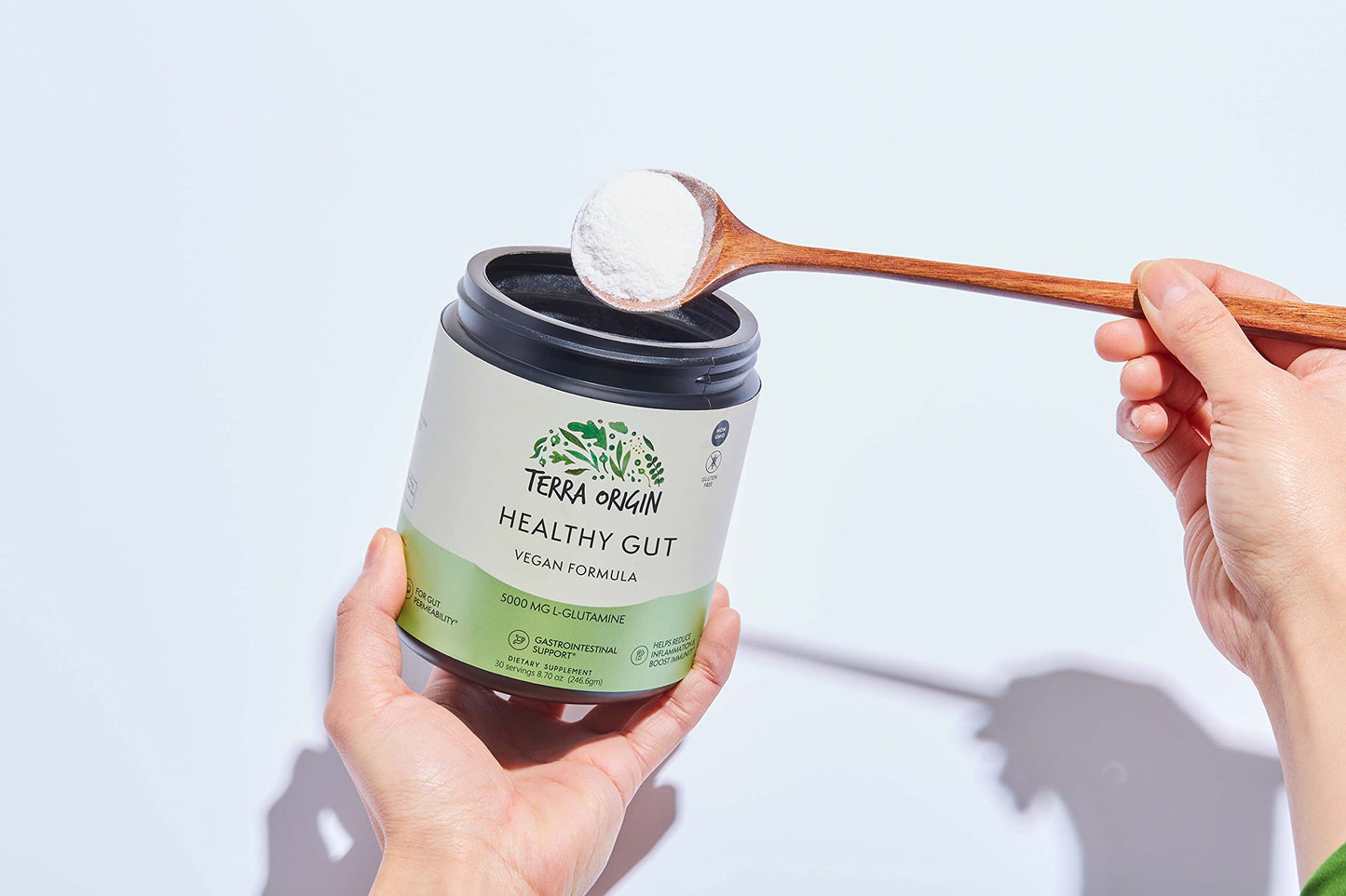 Healthy Gut Vegan Formula | with L-Glutamine and Clinically Proven ingredients | Supports Gut Permeability, gastrointestinal Support, Helps Alleviate
