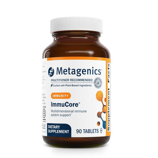 Metagenics ImmuCore - Immune Support with Vitamins C & D3, Zinc, Selenium & Mushroom Extracts* - Antioxidant & Respiratory Support* - Non‑GMO, Gluten‑Free - 90 Tablets MetagenicsBuy Supplements Australia