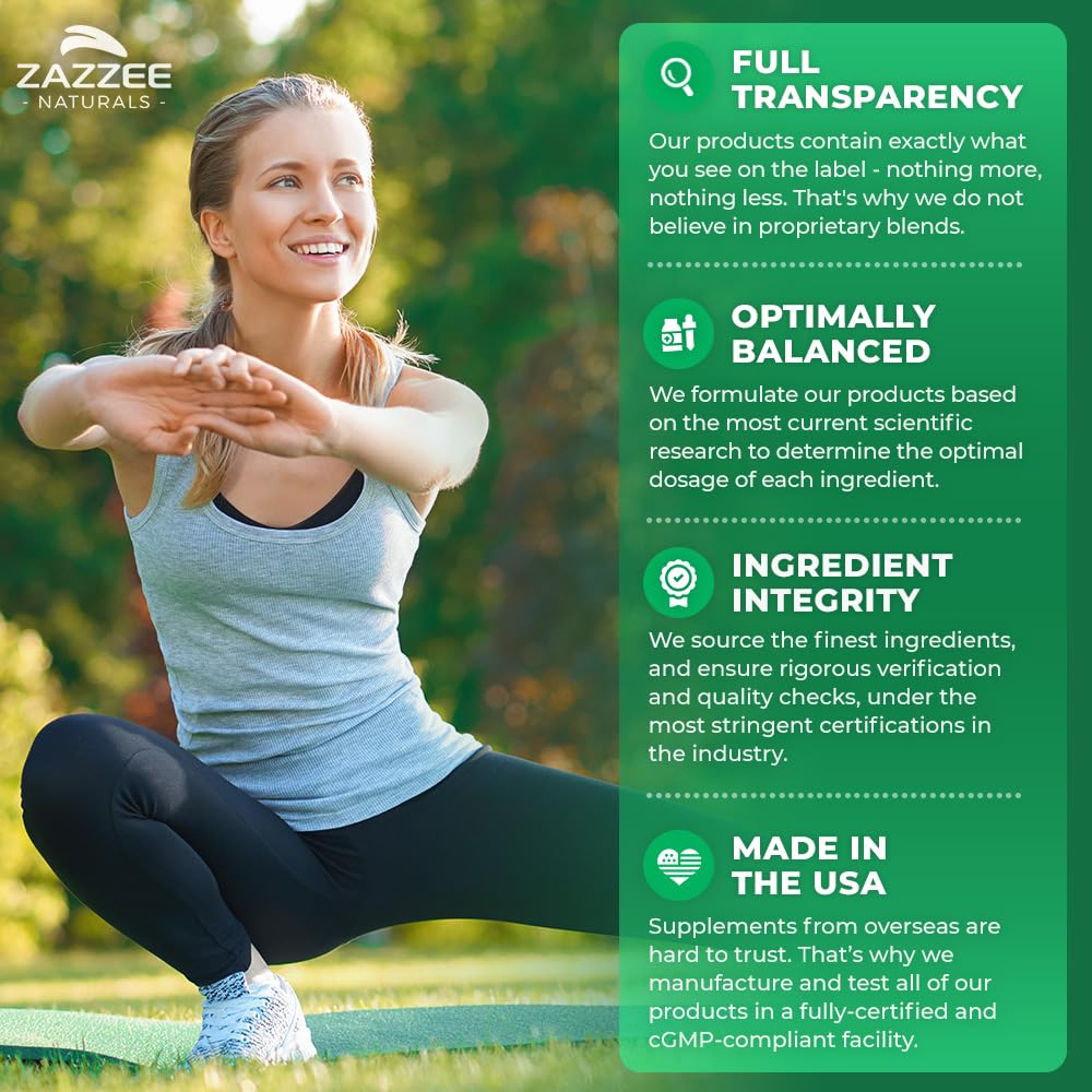 Zazzee Extra Strength 1,3/1,6 Beta Glucans, 1000 mg, 100% Concentrated, 90 Vegan Capsules, Supports a Healthy Immune System, 100% Vegetarian, All-Natural and Non-GMO ZazzeeBuy Supplements Australia