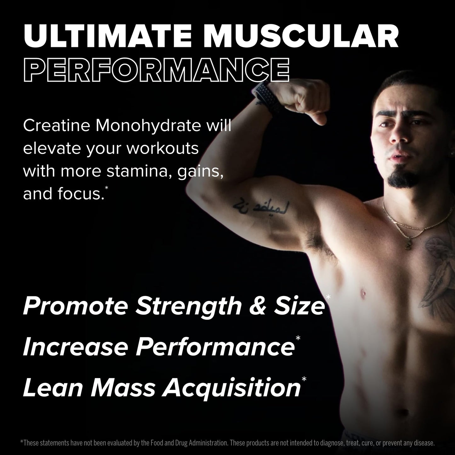 FINAFLEX PURE CREATINE, Unflavored - 5.3 oz - Promotes Muscular Strength, Size & Performance - 100% Pure