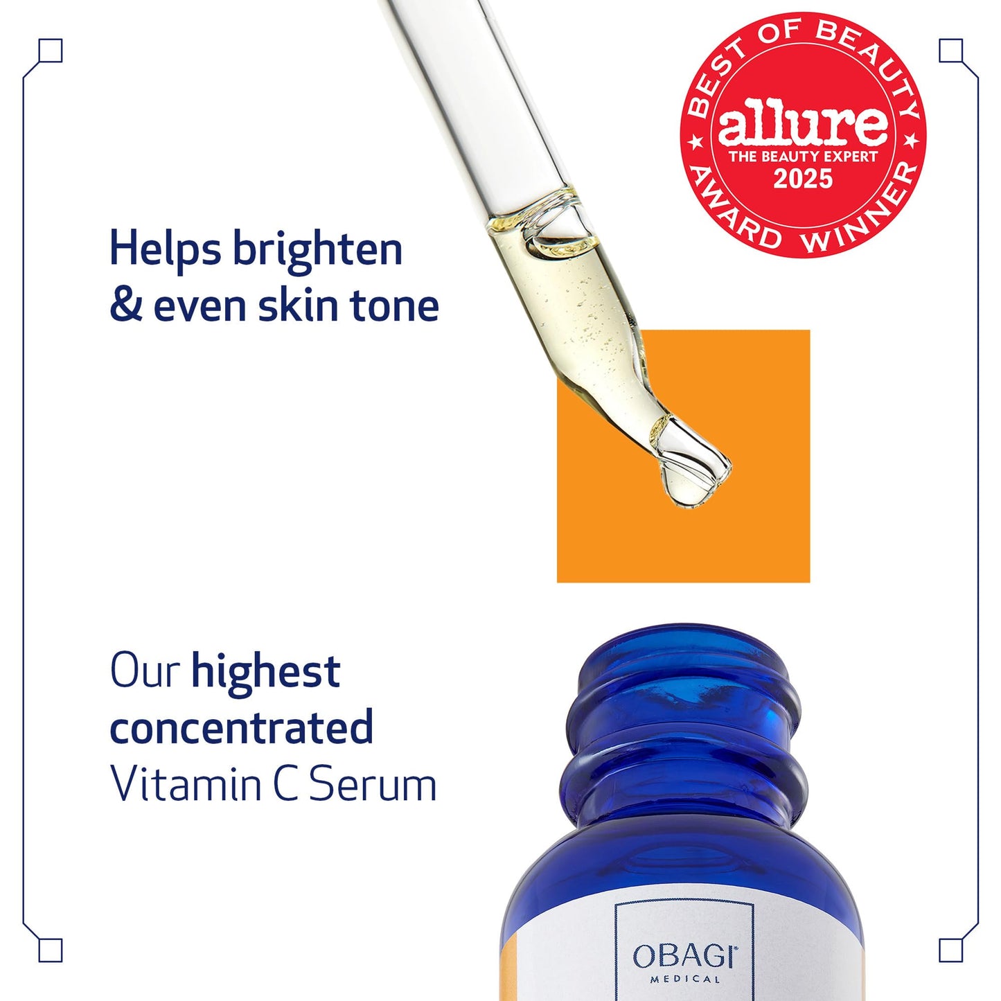 Obagi Professional-C 20% Vitamin C Serum – Helps Brighten Skin Tone and Minimize the Appearance of Fine Lines & Wrinkles – 0.42 oz