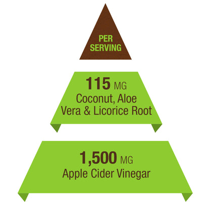 Key Nutrition Apple Cider Vinegar 1500mg, 100% Organic, Pure & Raw - Healthy Digestion & Detox Support - 60 Day Supply