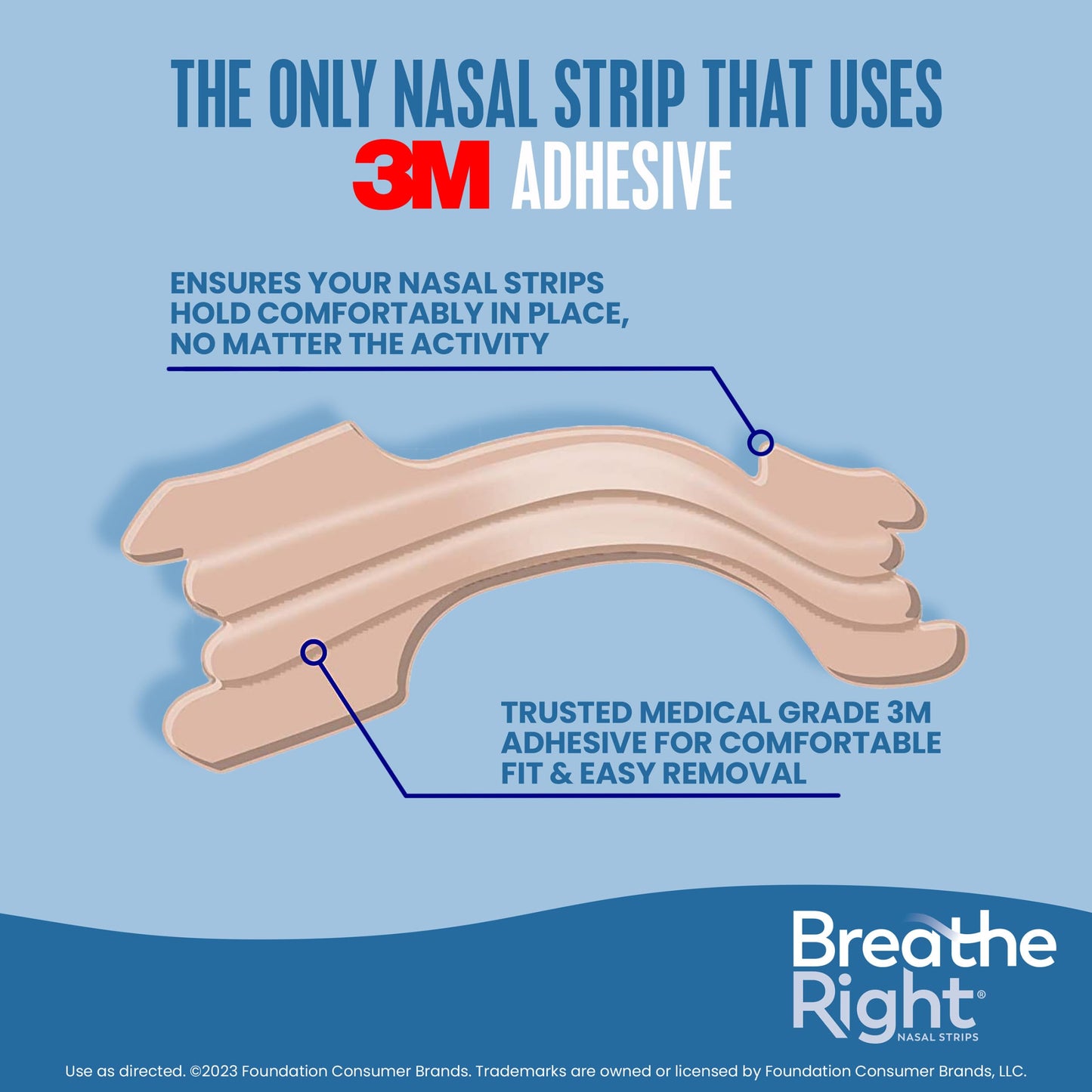 Breathe Right Nasal Strips, Extra Strength Tan Nose Strips, Drug-Free Nasal Congestion Relief for Better Breathing, Help Relieve Snoring,