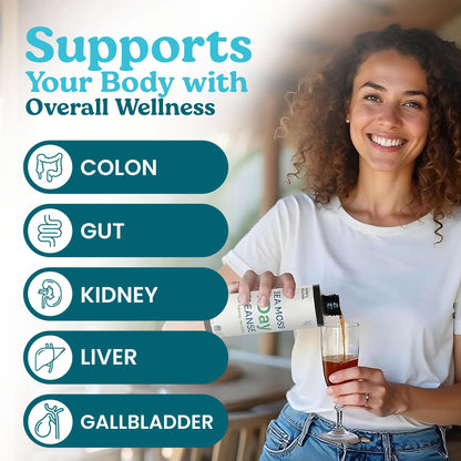 Atlantic Naturals - 1 Day Colon Cleanse Full Body Detox Drink - Sea Moss Supplement for Women & Men, Gut Health, Kidney & Liver Immune Energy Enhancer