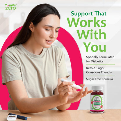 YUM-V'S Multivitamin for Women & Men – Sugar Free Multivitamin Gummies – Zero Sugar Gummy with Chromium, Thiamine & Magnesium – Keto-Friendly Daily Vitamin Gummy