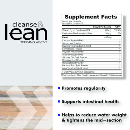 Max Muscle Naturaliga Cleanse and Lean Defining Agent Herbal Cleanse for Regularity w/Natural Detoxifying Ingredients