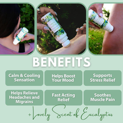 Hemp Seed Oil and Eucalyptus Joint & Muscle Discomfort Relief Roll-On Gel | USDA Certified Organic Hemp Seed Oil, Helps Relieve Sore or Tight Muscles Hemp EuphoriaBuy Supplements Australia