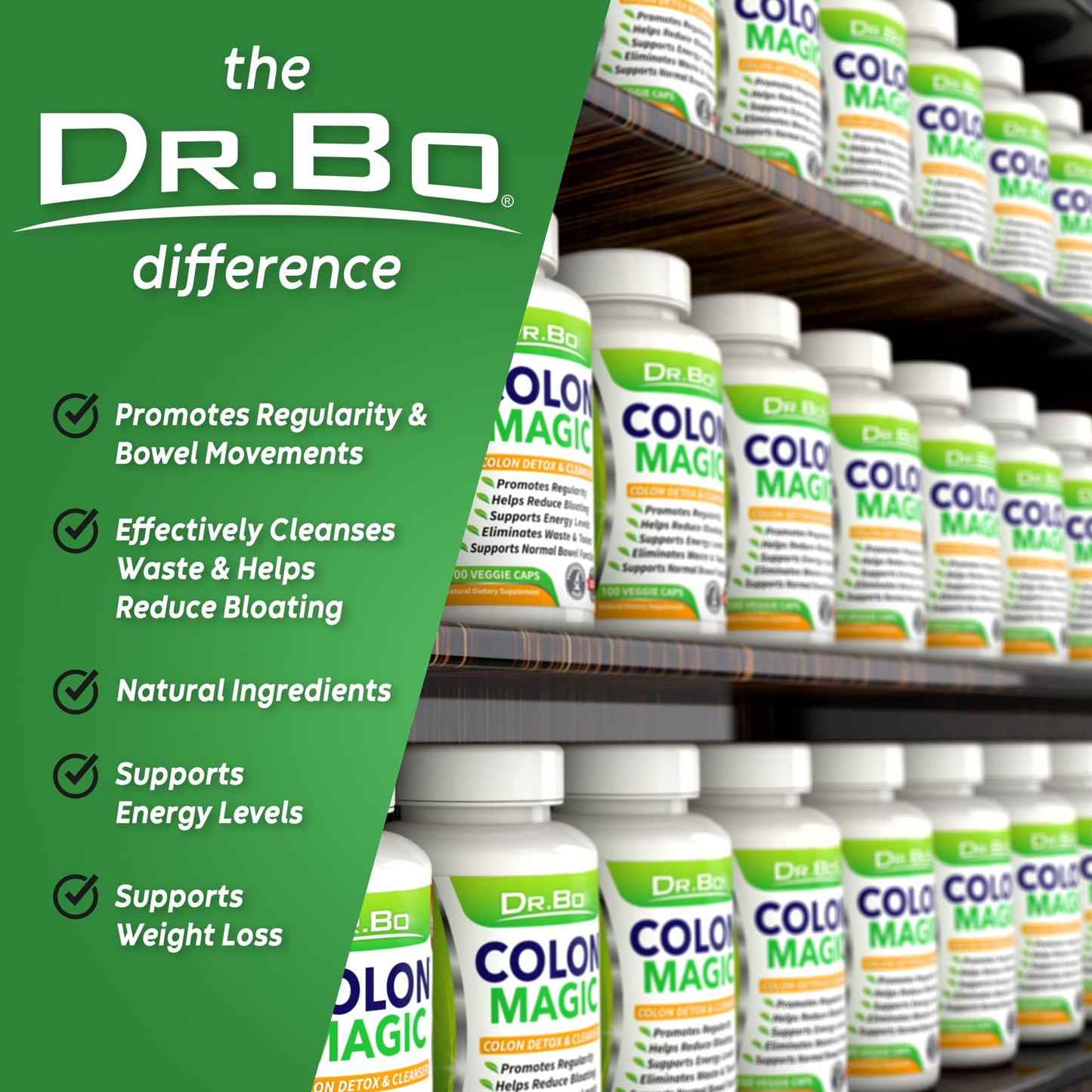 Colon Cleanse Detox Formula - Natural Bowel Cleanser Pills for Intestinal Bloating & Fast Digestive Cleansing - Daily Constipation Relief Supplement Gut