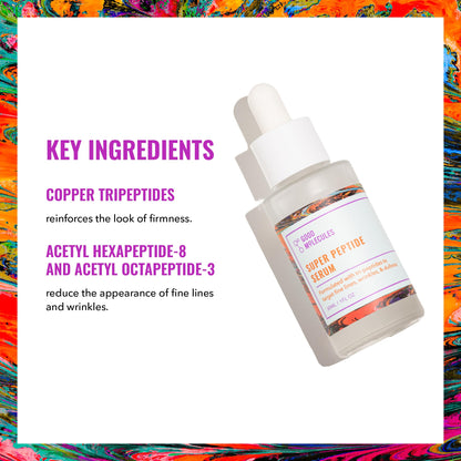 Good Molecules Super Peptide Serum - Anti-aging Facial Serum with Peptides and Copper Tripeptides to Plump and Firm